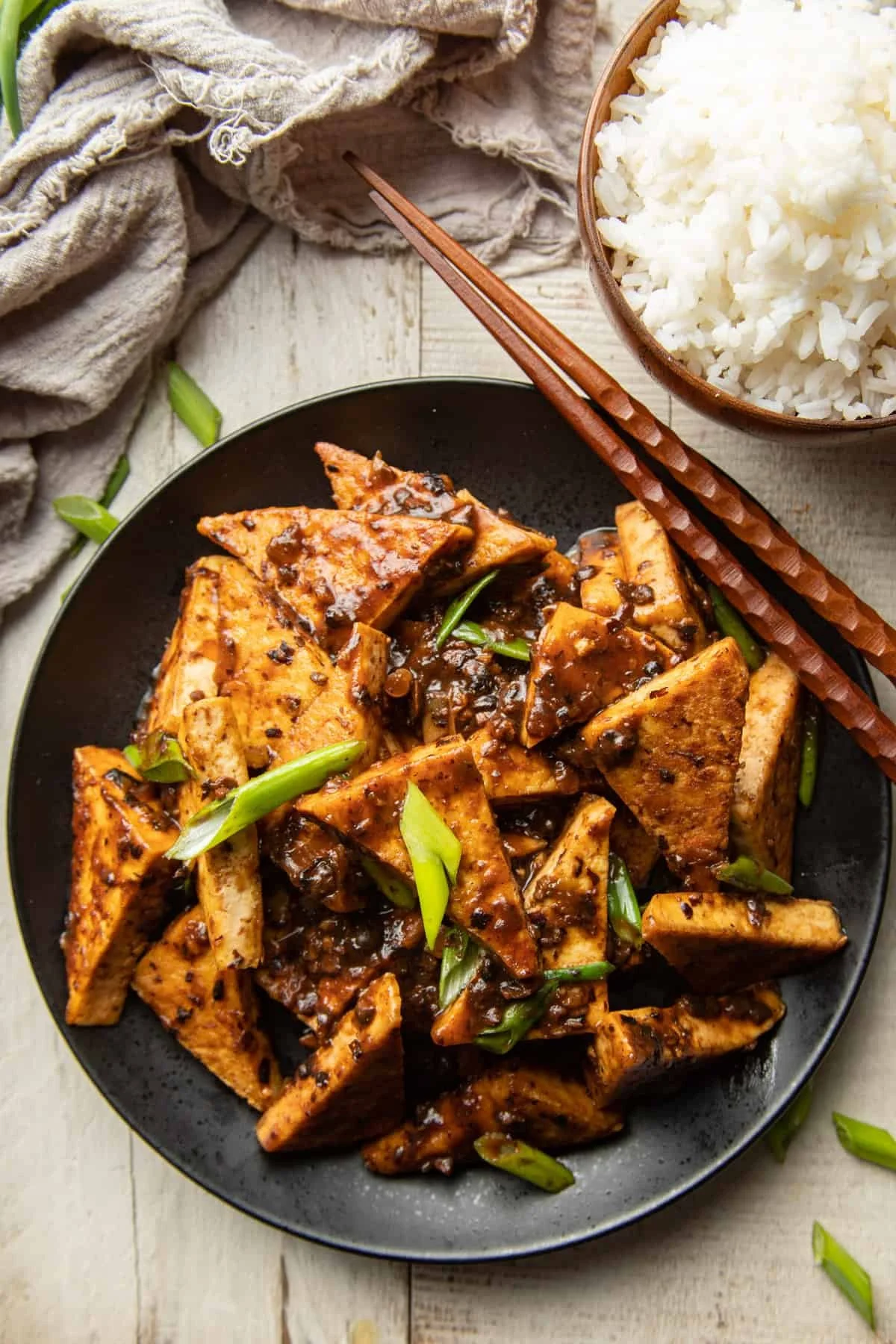 TOFU WITH CHINESE BLACK BEAN SAUCE