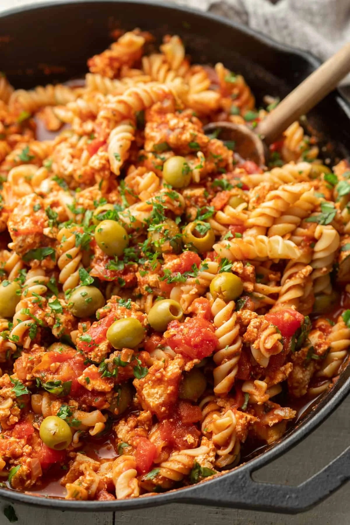 SPICY TOFU PASTA