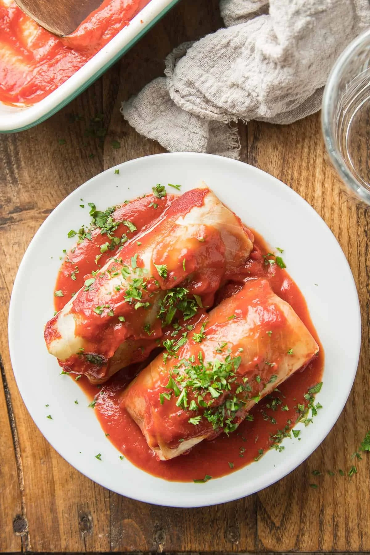QUINOA &amp; LENTIL STUFFED VEGAN CABBAGE ROLLS