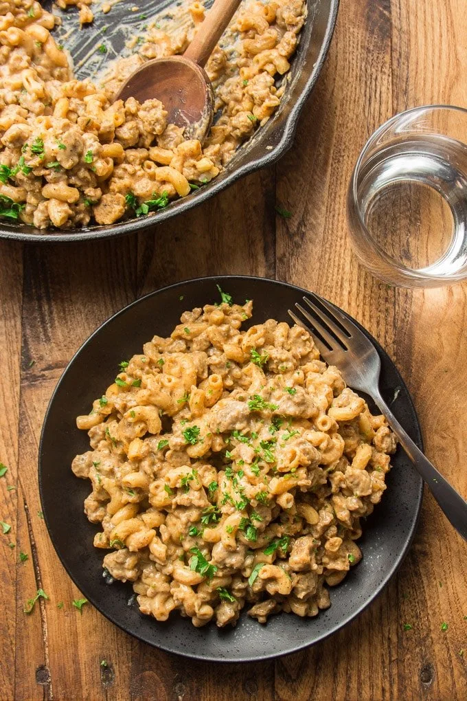 VEGAN HAMBURGER HELPER