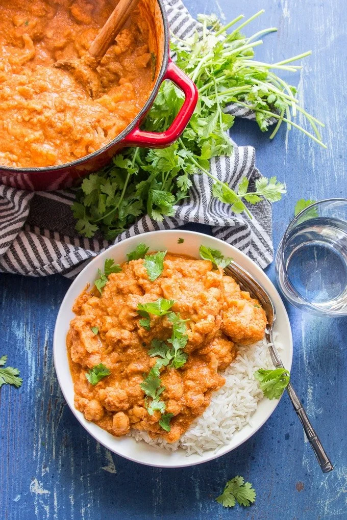 VEGAN CAULIFLOWER CHICKPEA TIKKA MASALA
