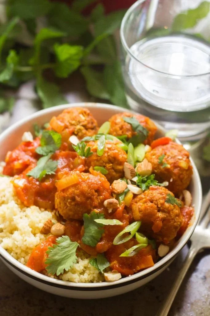 VEGAN MOROCCAN MEATBALL STEW