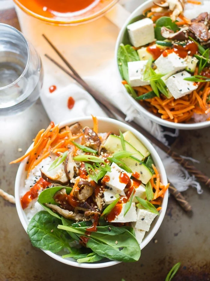 TOFU BIBIMBAP (OR DOLSOT BIBIMBAP)