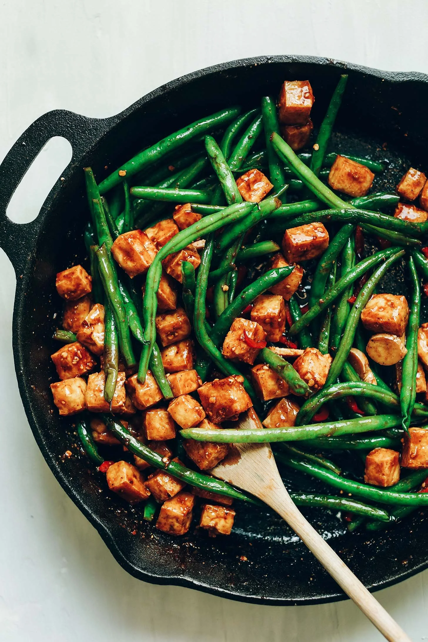 ALMOND BUTTER TOFU STIR FRY