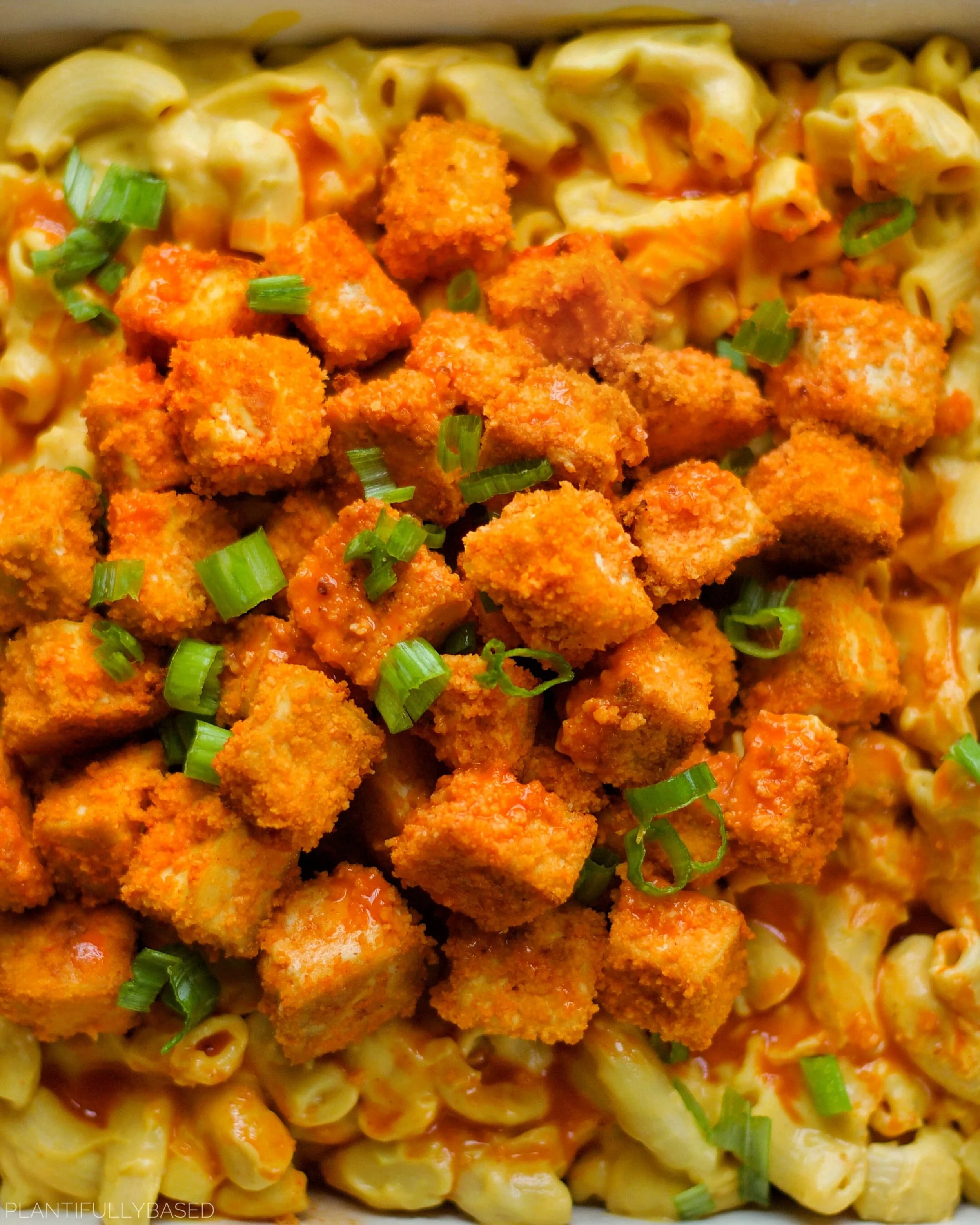 HIGH PROTEIN BUFFALO TOFU MAC &amp; CHEESE