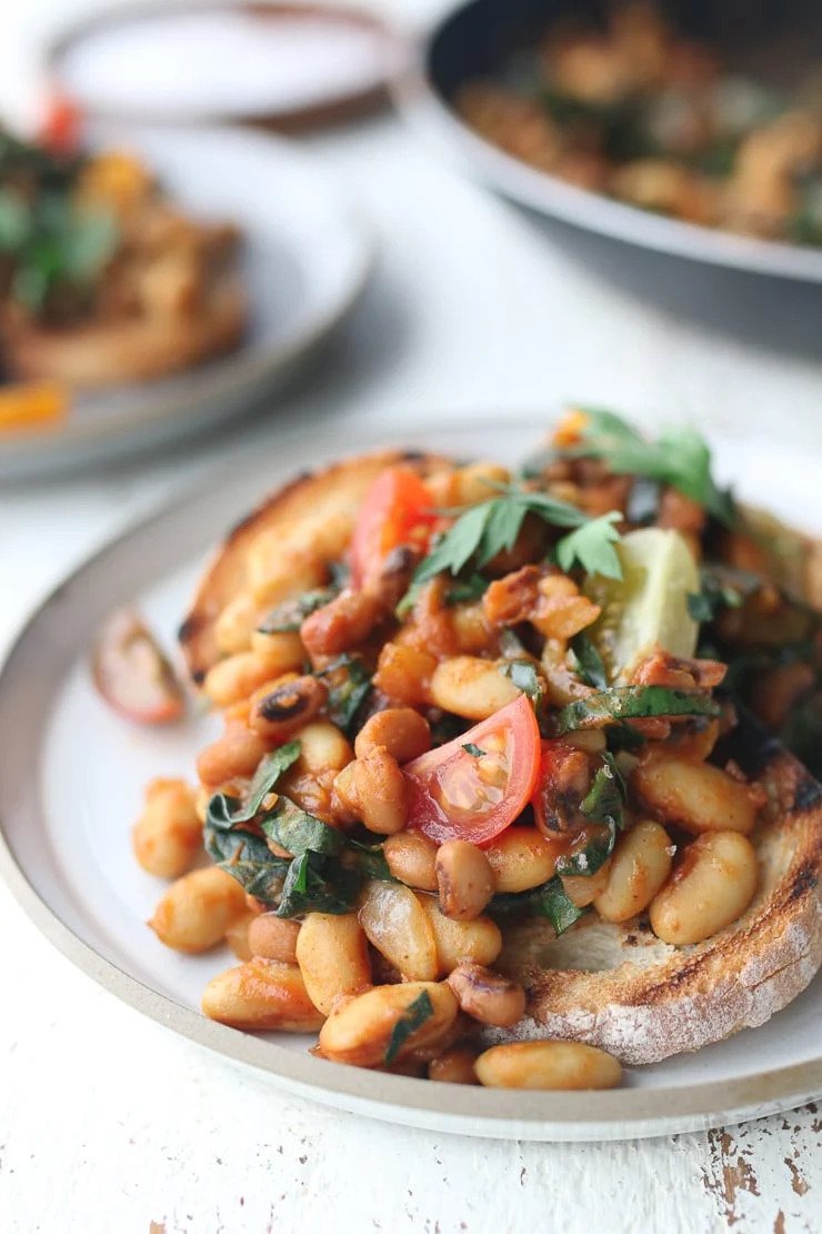 VEGAN BEANS ON TOAST