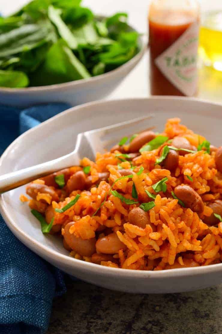 SPANISH RICE AND BEANS