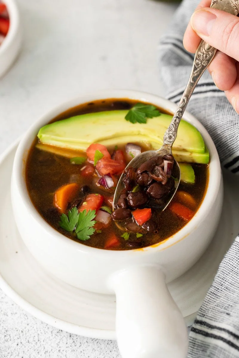 SPICY BLACK BEAN SOUP