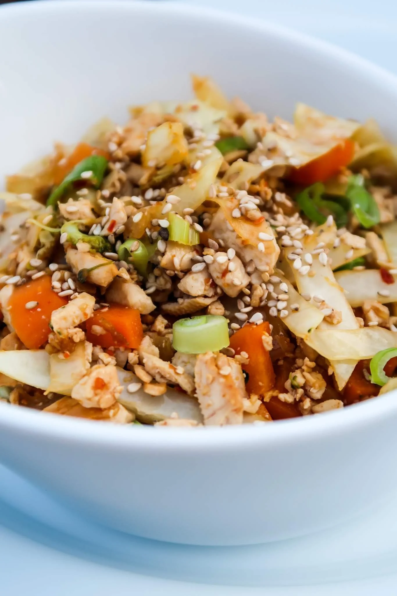 LOW CARB VEGAN EGG ROLL IN A BOWL