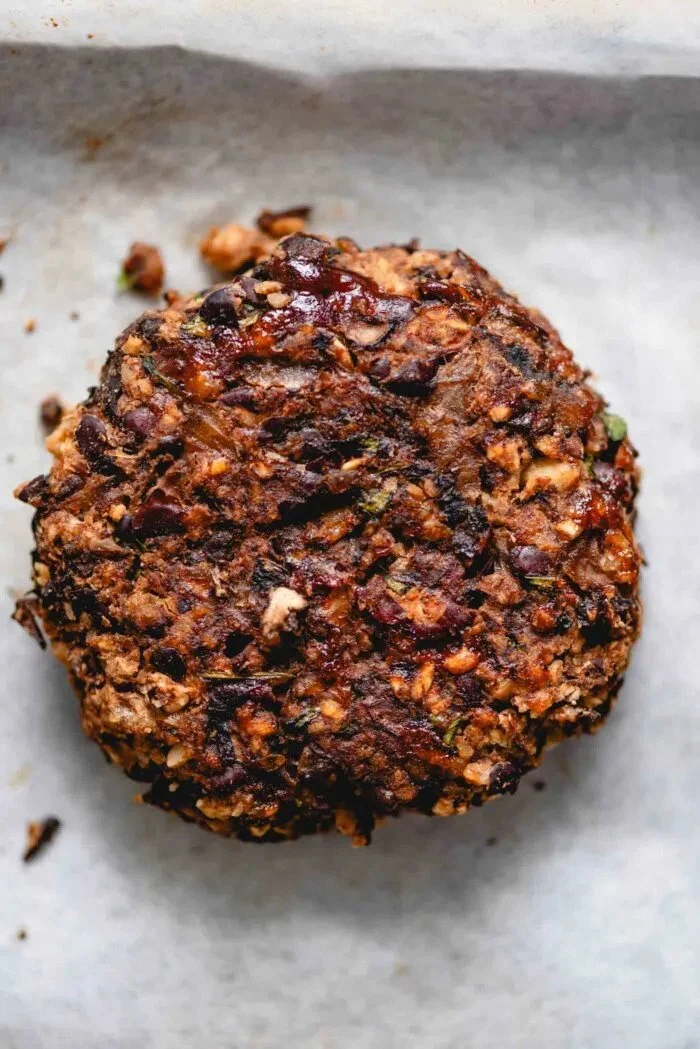 VEGAN MUSHROOM VEGGIE BURGER