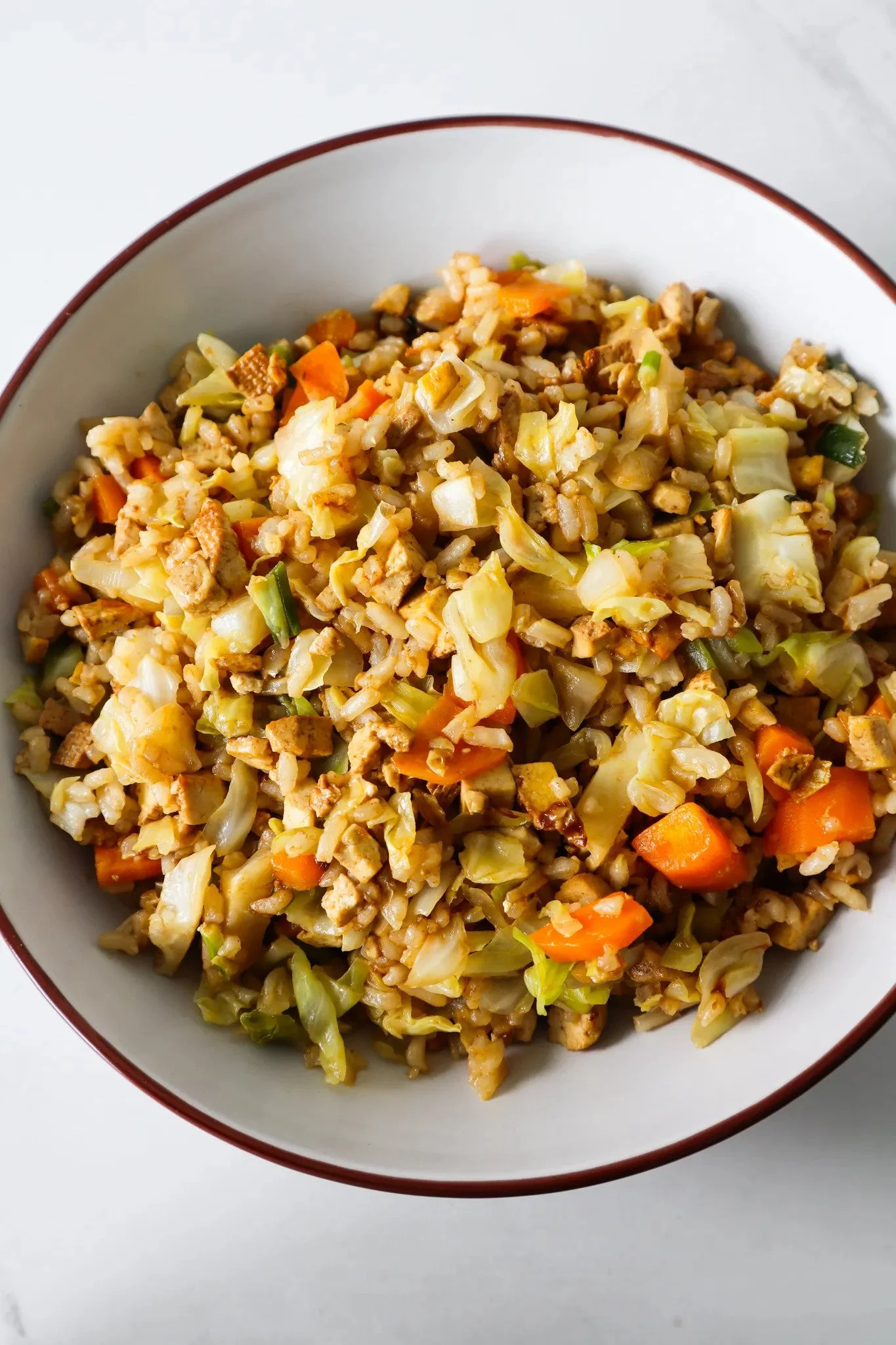 VEGETABLE FRIED RICE WITH TOFU