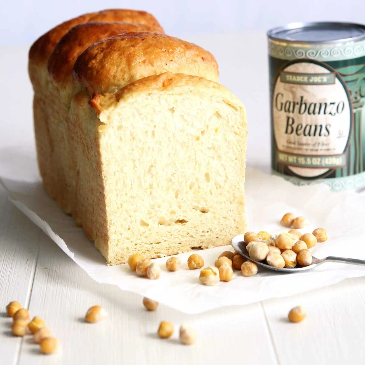 CANNED CHICKPEA YEAST BREAD