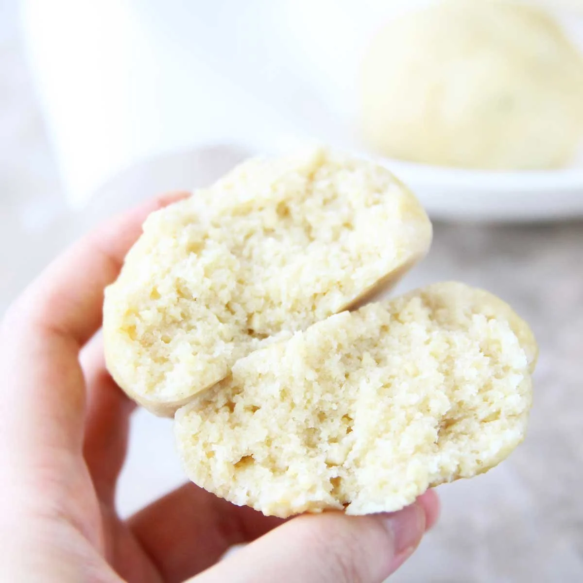 3-INGREDIENT VEGAN STEAMED BUNS "MANTOU" RECIPE MADE WITHOUT YEAST