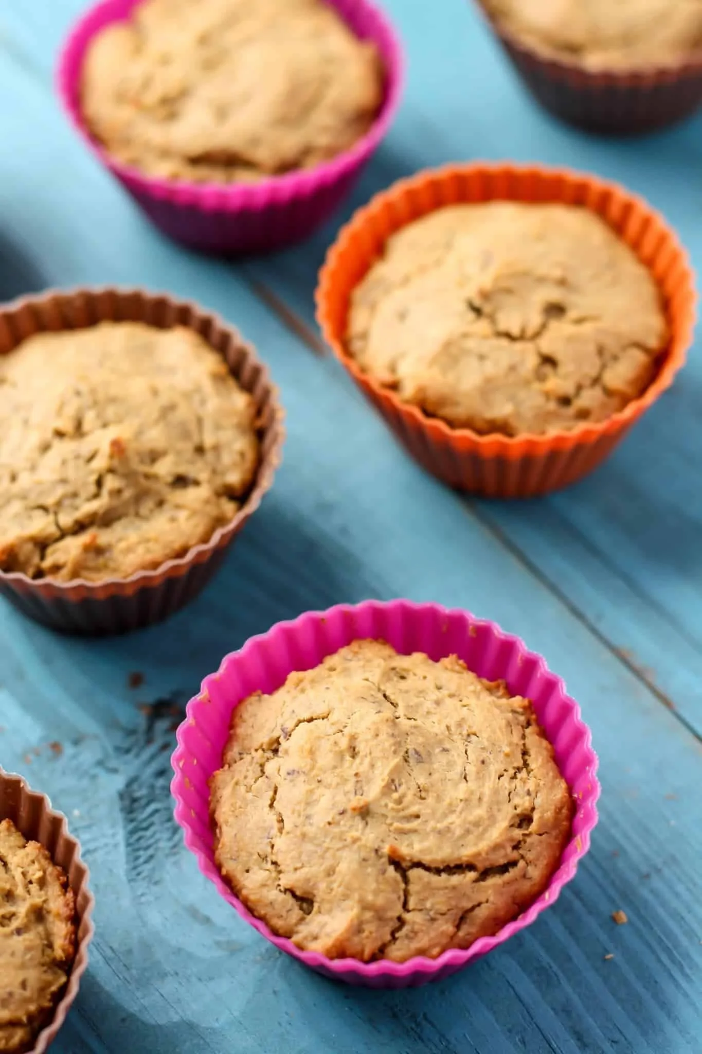 JUST ADDED! Vegan Peanut Butter Protein Muffins from Fit Mitten Kitchen