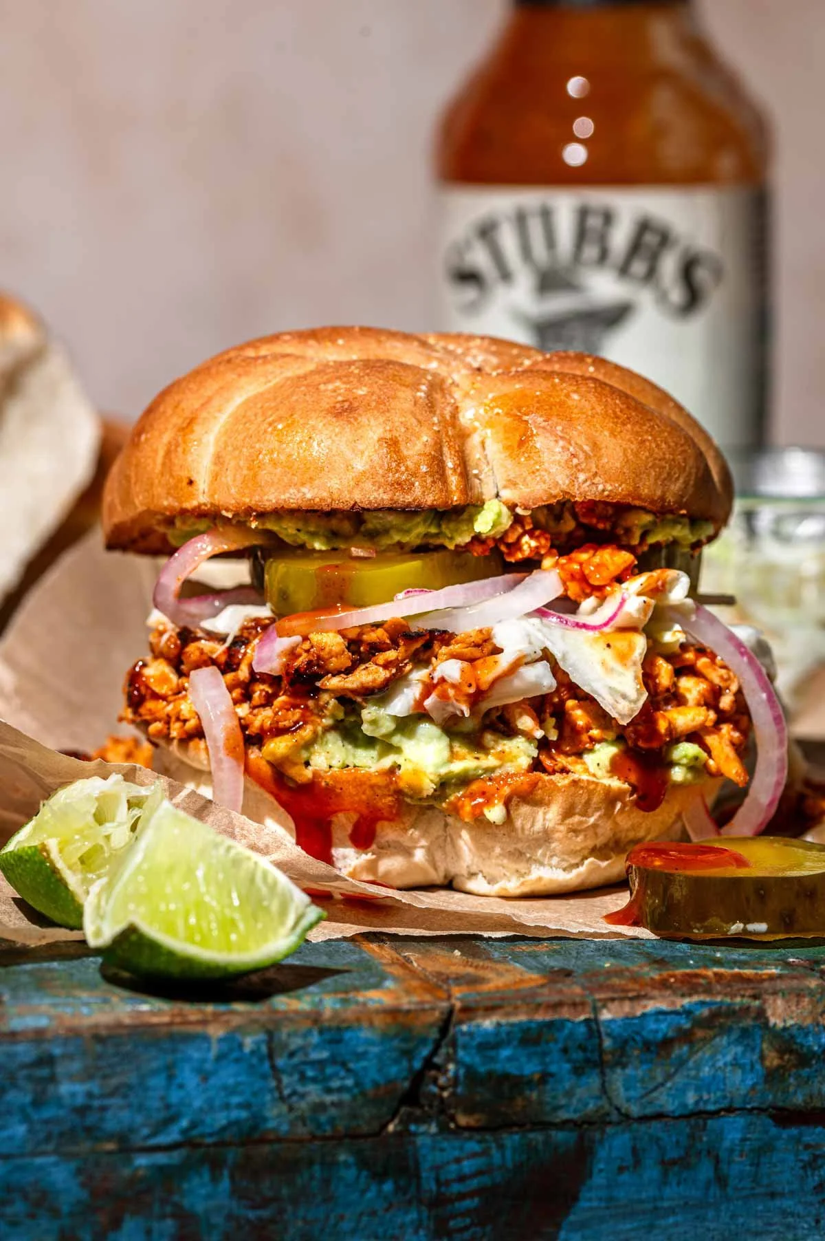 BBQ Tofu Sandwich