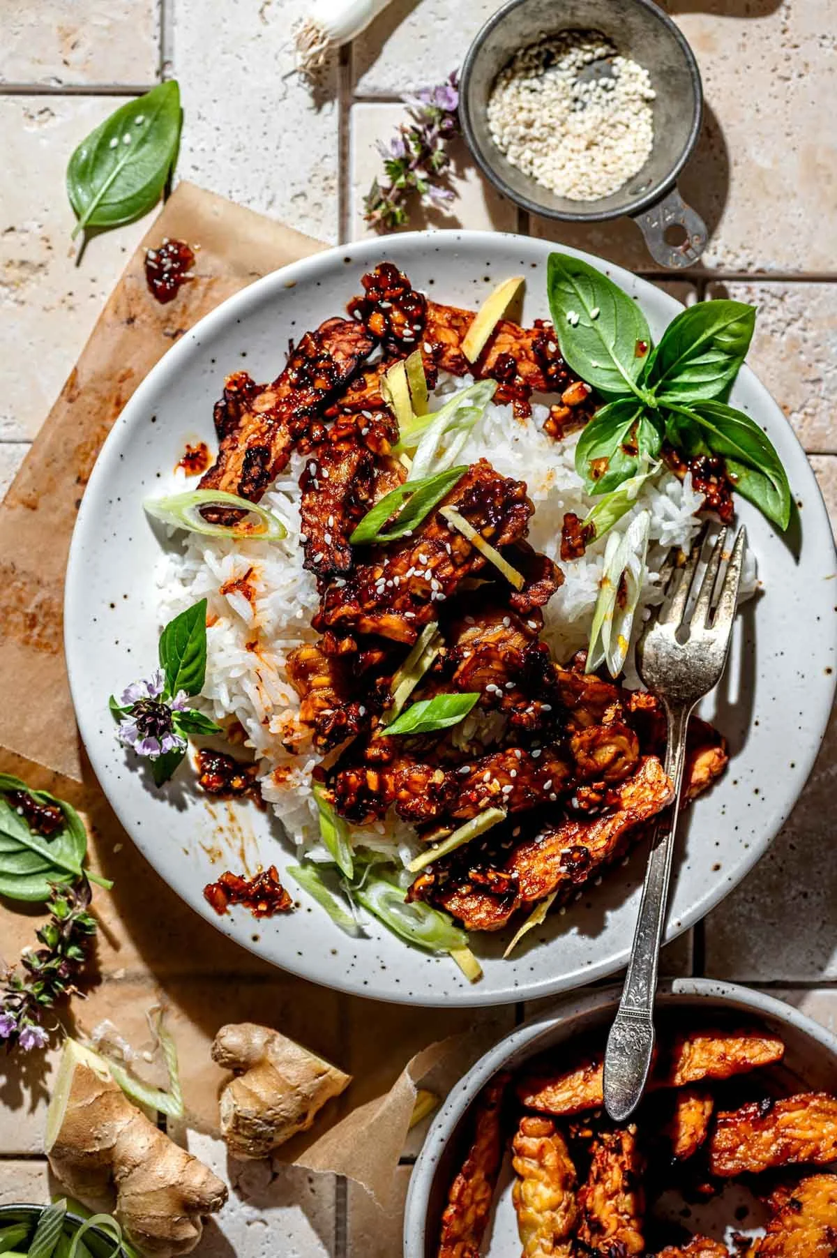 CRISPY MARINATED TEMPEH + AIR FRYER INSTRUCTIONS