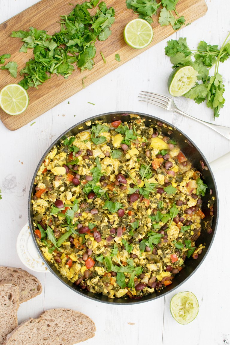 JAMAICAN TOFU SCRAMBLE
