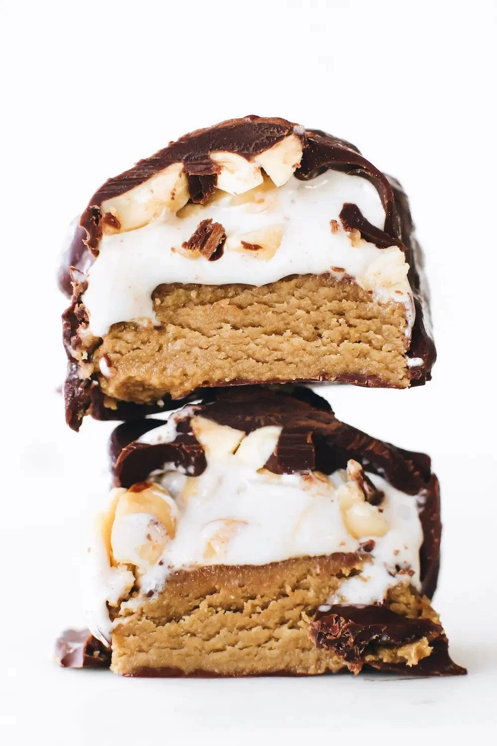 PEANUT SALTED CARAMEL MOUSSE BARS