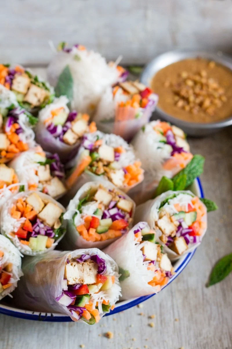 TOFU RICE PAPER ROLLS