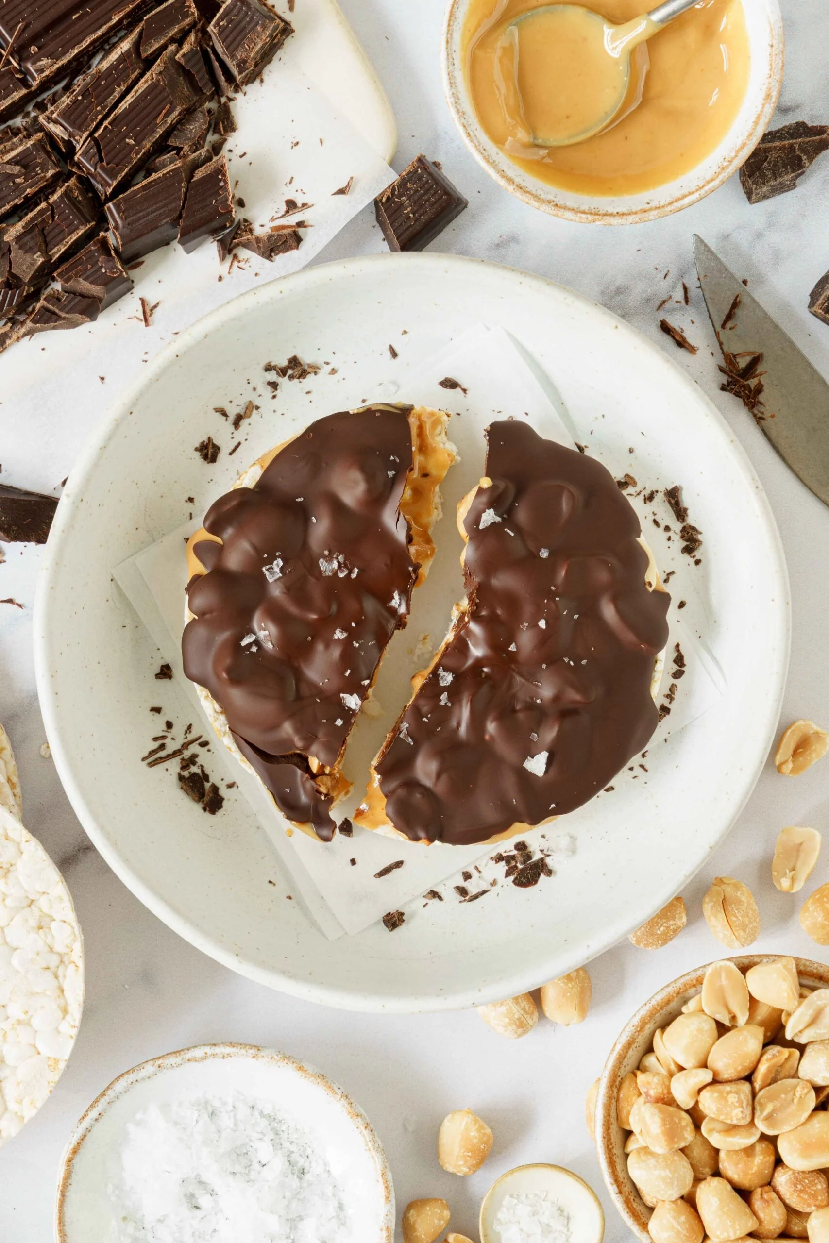 PEANUT BUTTER RICE CAKES