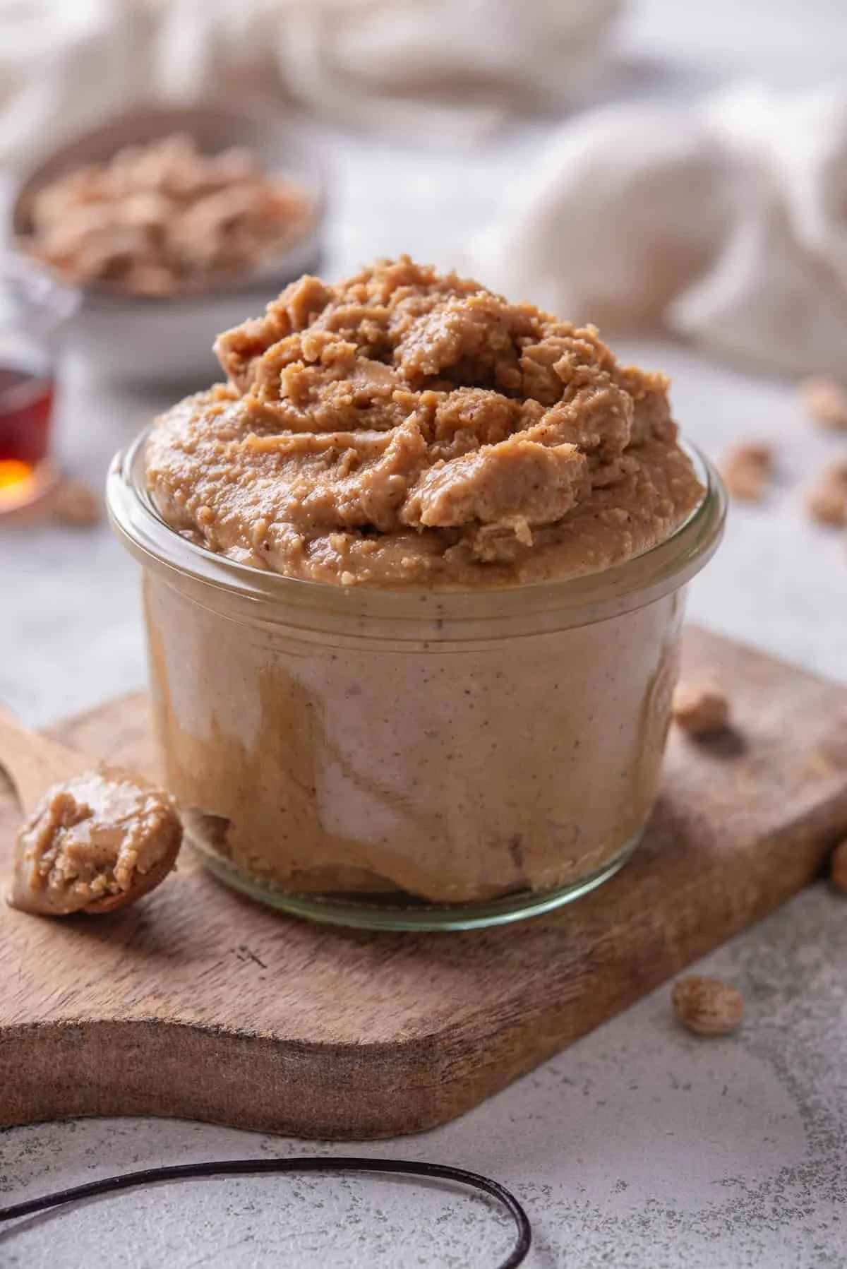 HOMEMADE MAPLE PEANUT BUTTER