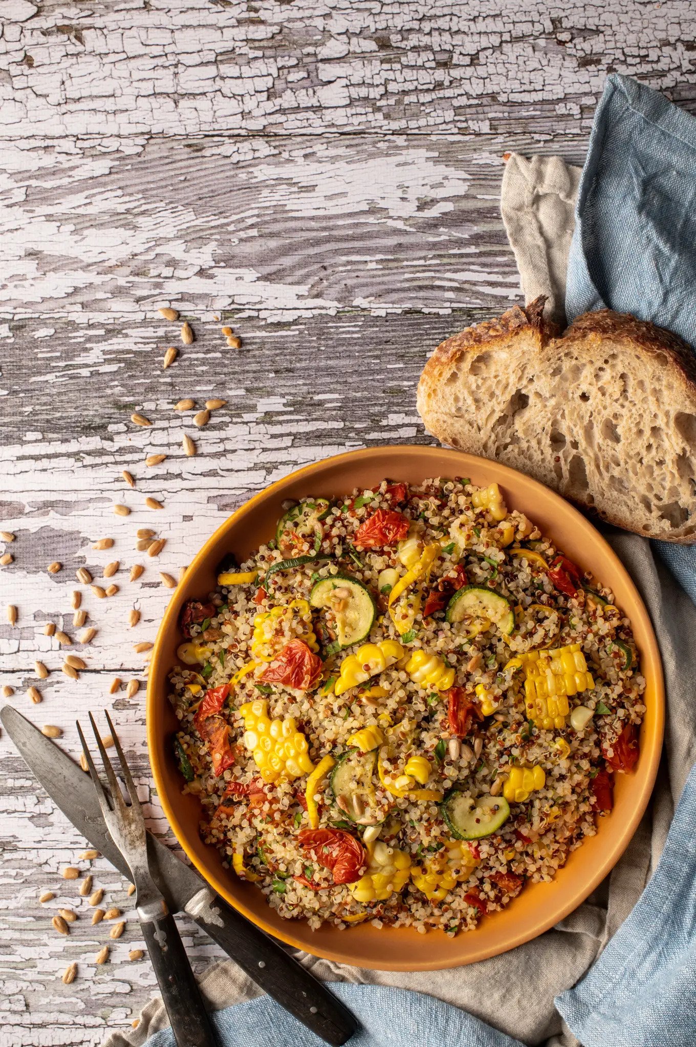 QUINOA WITH SUMMER VEGETABLES