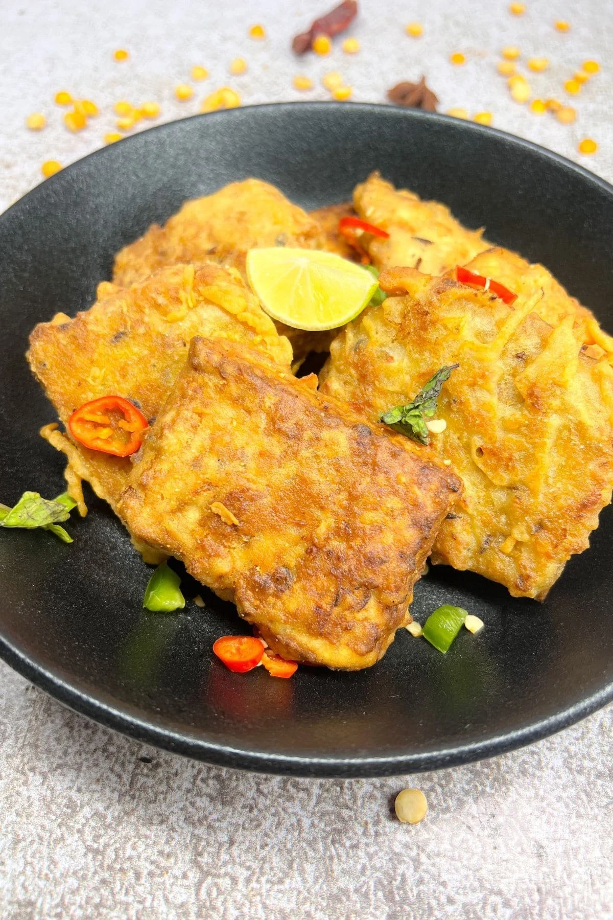 CRISPY GRAM LENTIL NUGGETS