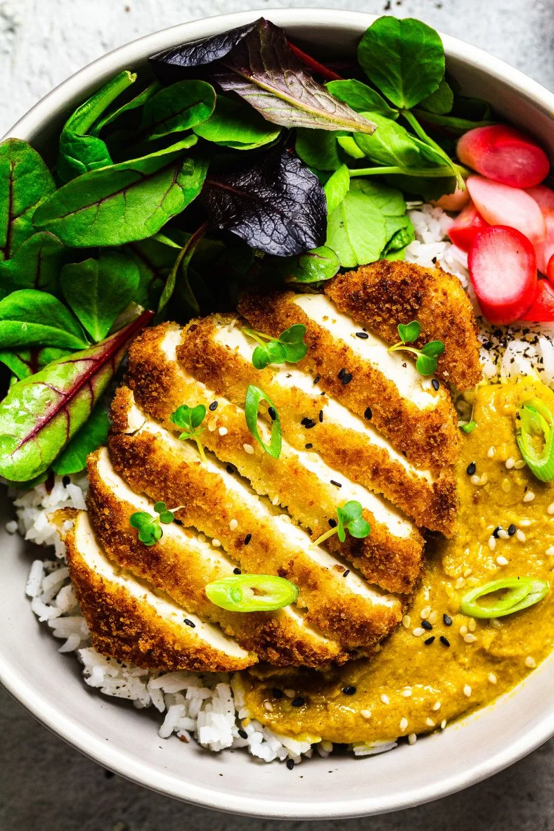 VEGAN KATSU CURRY WITH TOFU