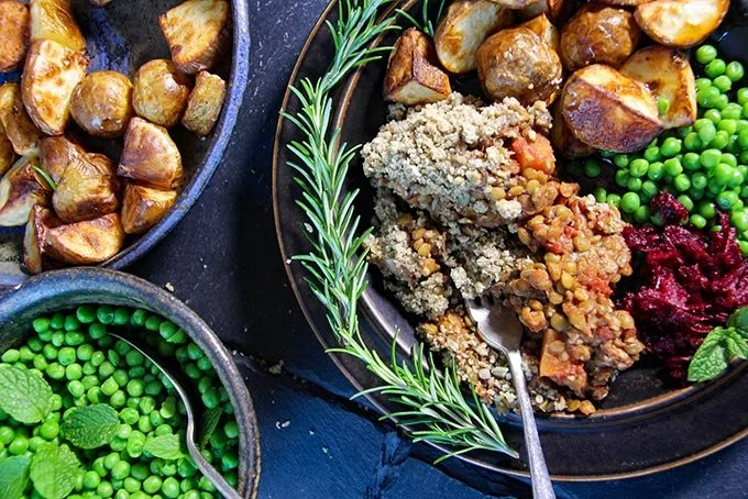 VEGAN FRENCH LENTIL BAKE