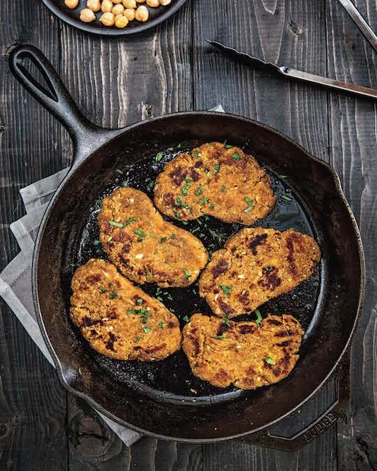 DOUBLE BATCH CHICKPEA CUTLETS