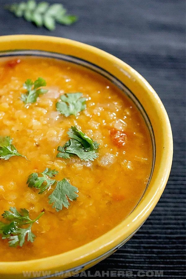 EASY INDIAN LENTIL SOUP