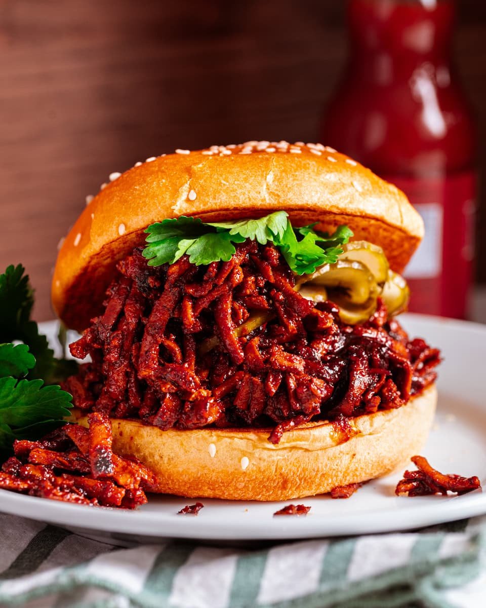 BBQ SHREDDED TOFU - VEGAN PULLED PORK