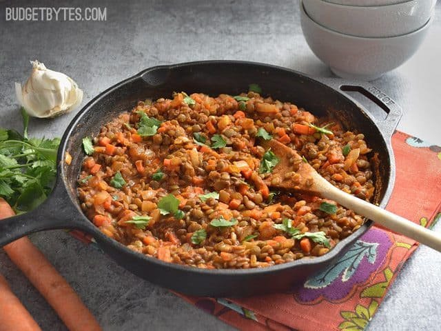 CURRIED LENTILS
