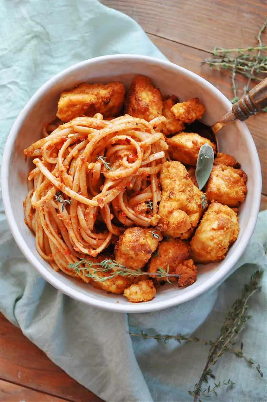 TAHINI TOFU PASTA