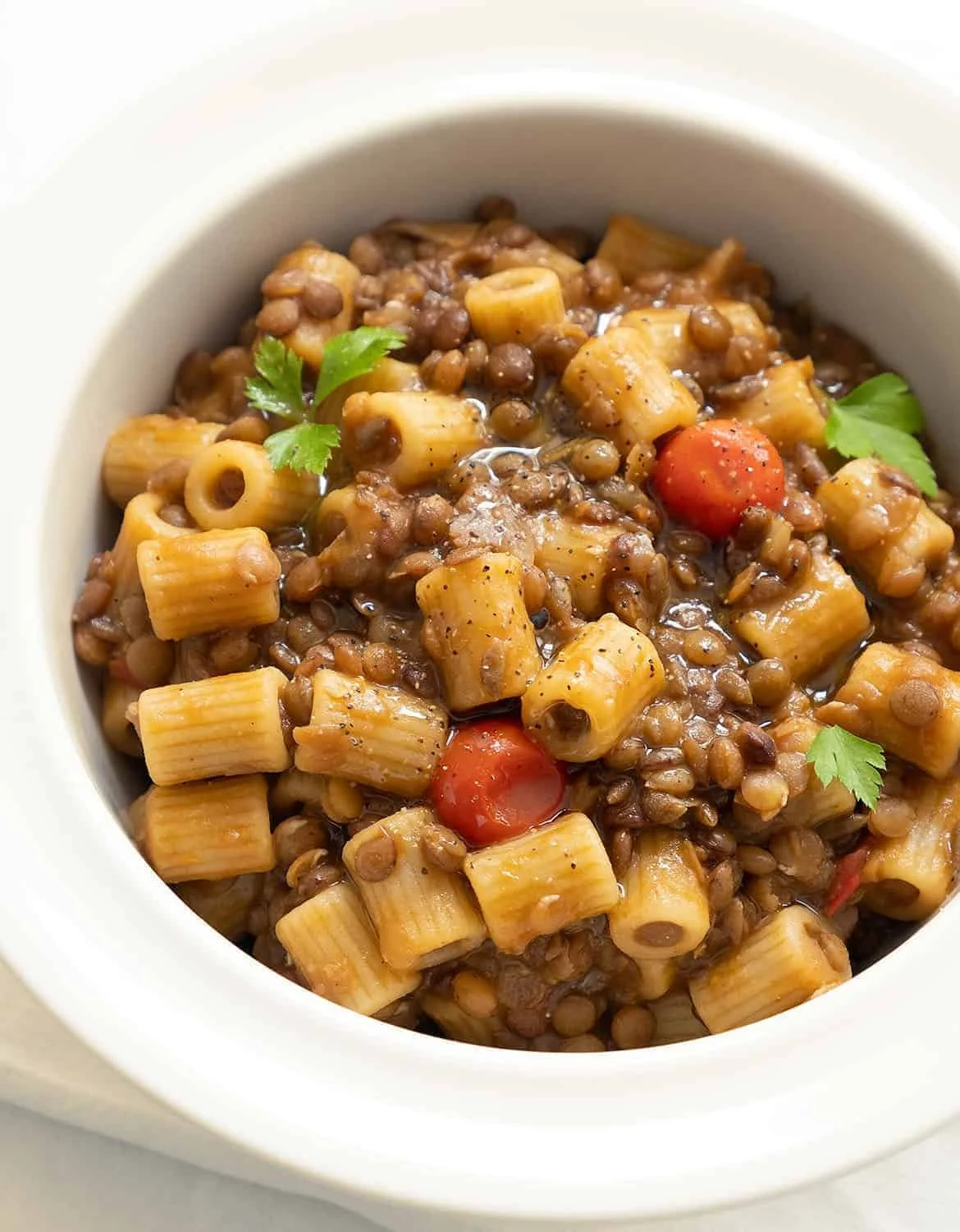 THE BEST PASTA WITH LENTILS