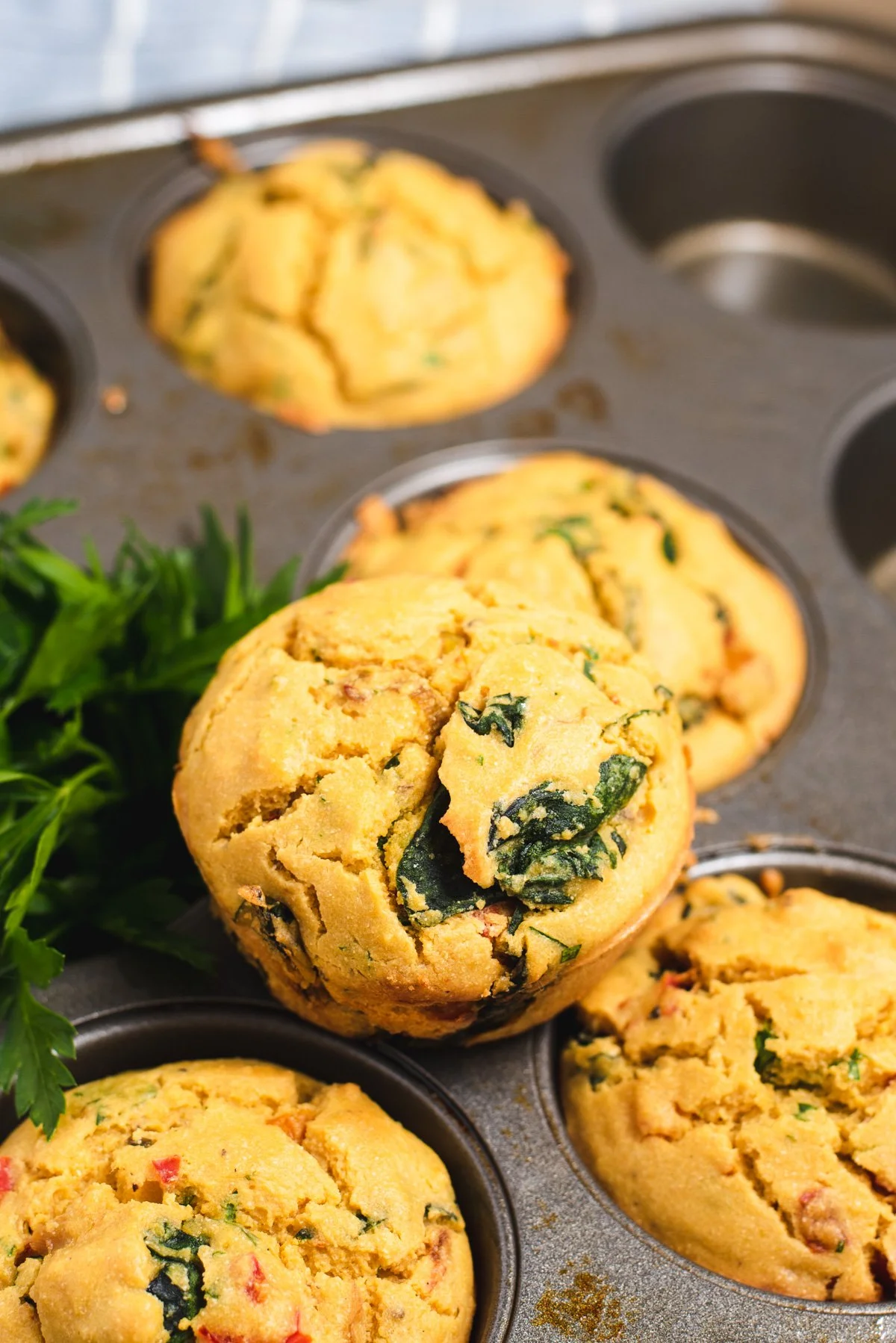 SAVORY VEGAN CHICKPEA MUFFINS