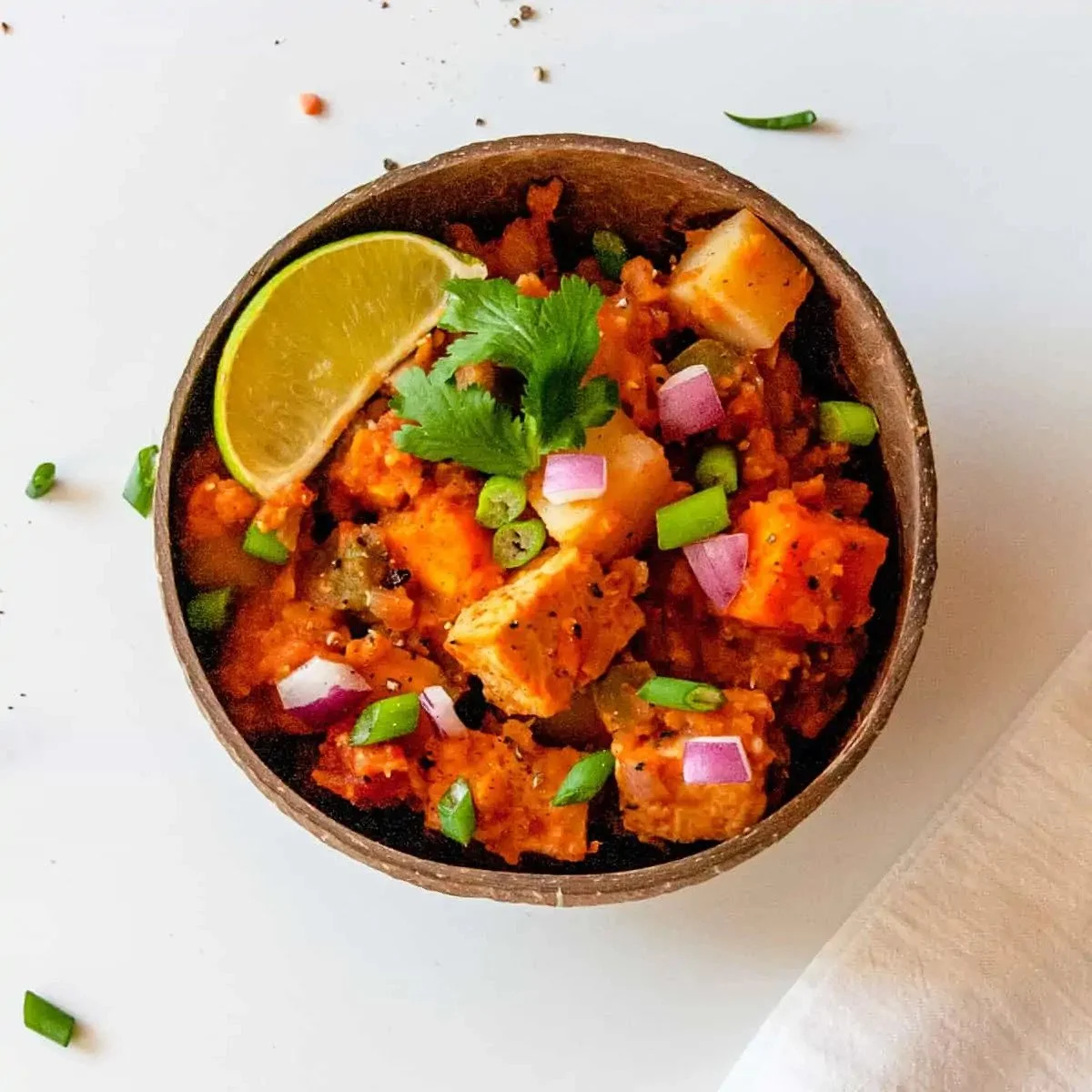 SOUTHWESTERN LENTILS AND POTATOES