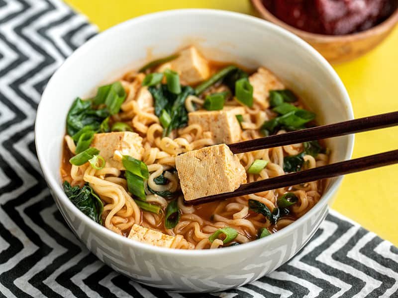 GOCHUJANG RAMEN WITH TOFU