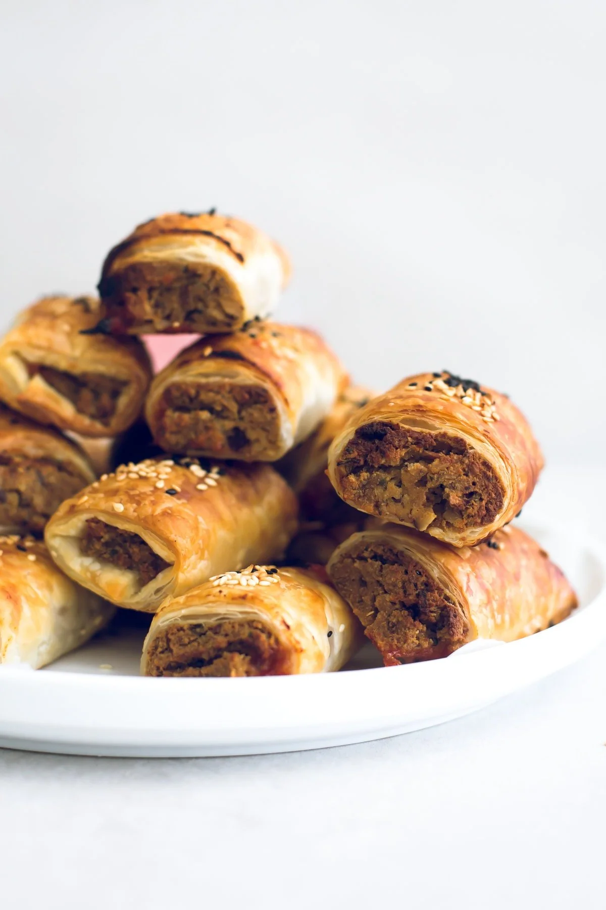KICKASS VEGAN TOFU SAUSAGE ROLLS
