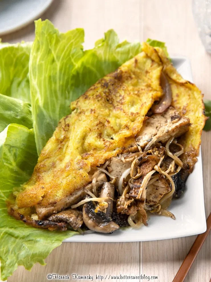 BANH XEO CHAY