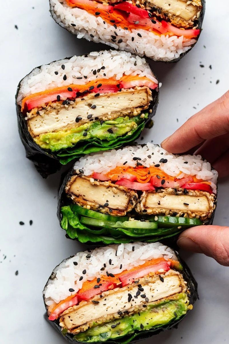 SESAME TOFU ONIGIRAZU