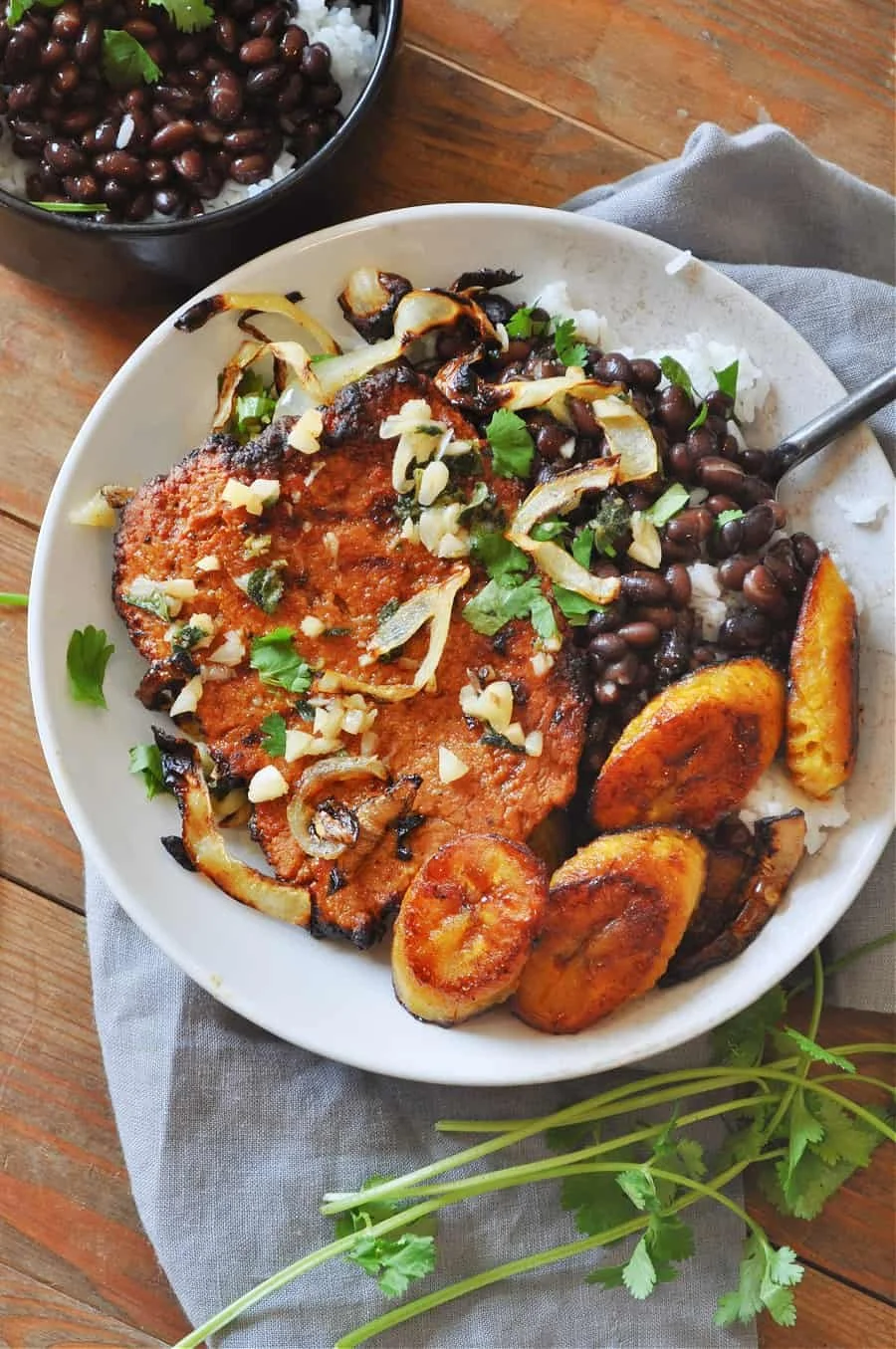 THE BEST CUBAN INSPIRED VEGAN STEAK