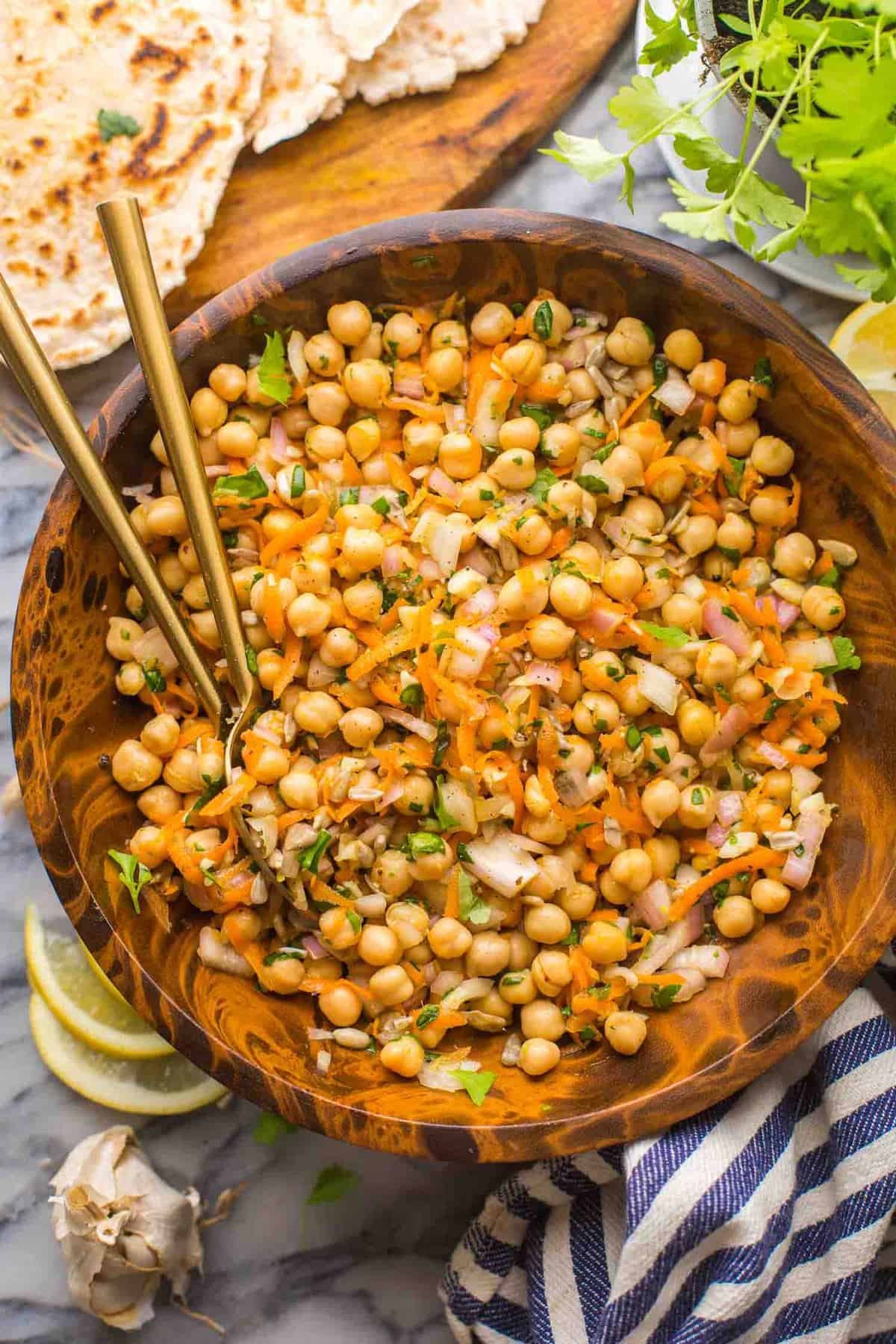 SWEET SHALLOT CHICKPEA SALAD