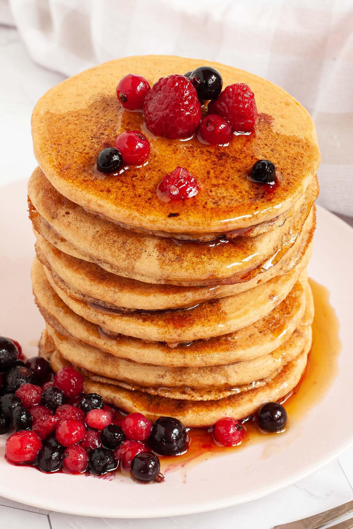 SWEET RED LENTIL PROTEIN PANCAKES