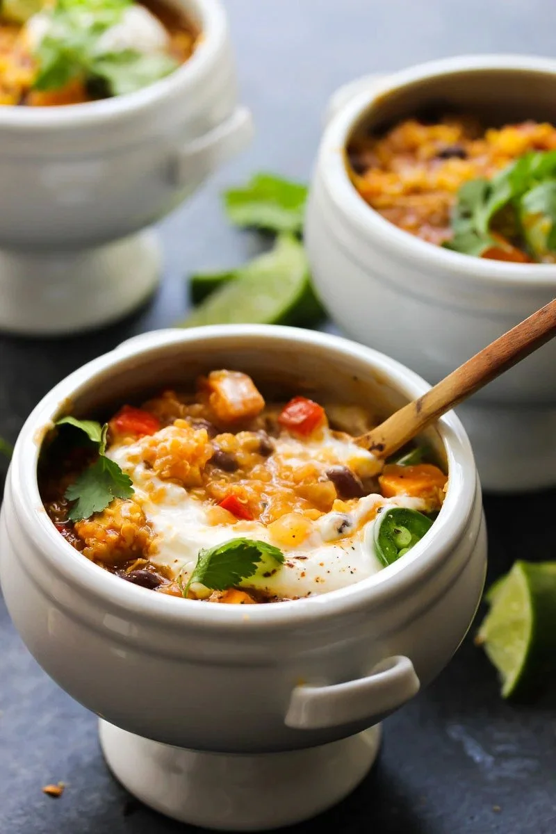 30 MINUTE TEMPEH ENCHILADA QUINOA SOUP