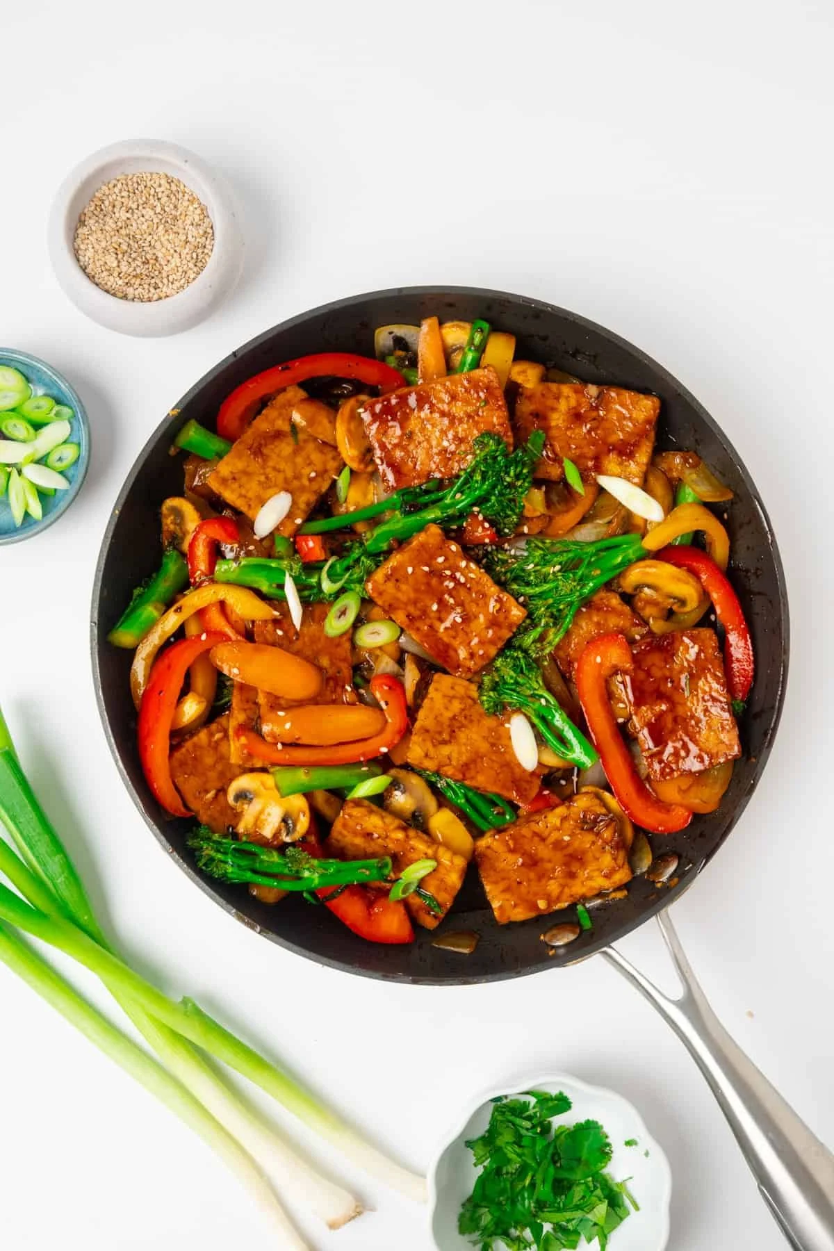 TERIYAKI TEMPEH STIR-FRY
