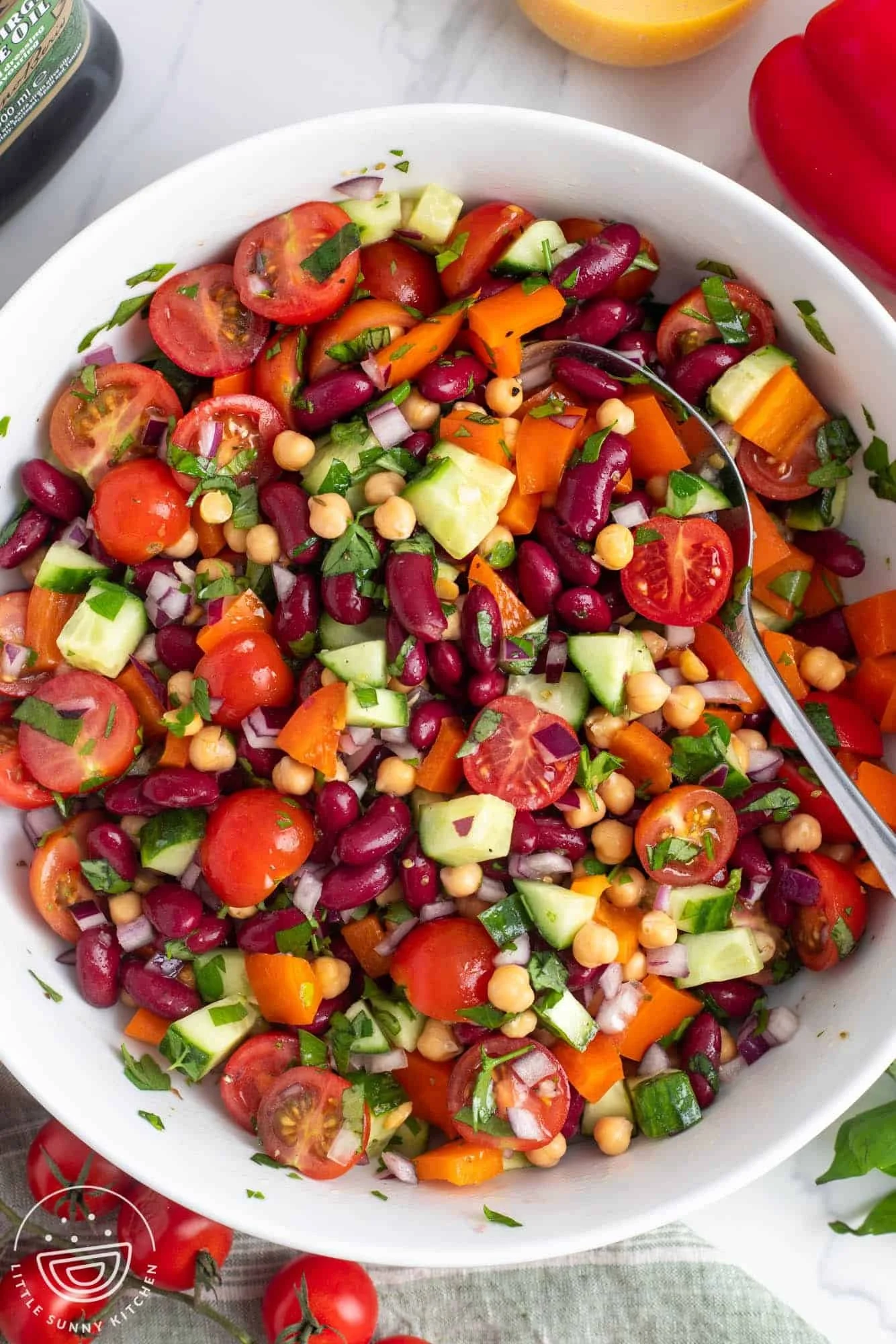 MEDITERRANEAN RED KIDNEY BEAN SALAD