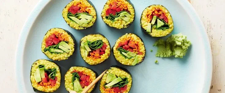 CURRIED MILLET SUSHI
