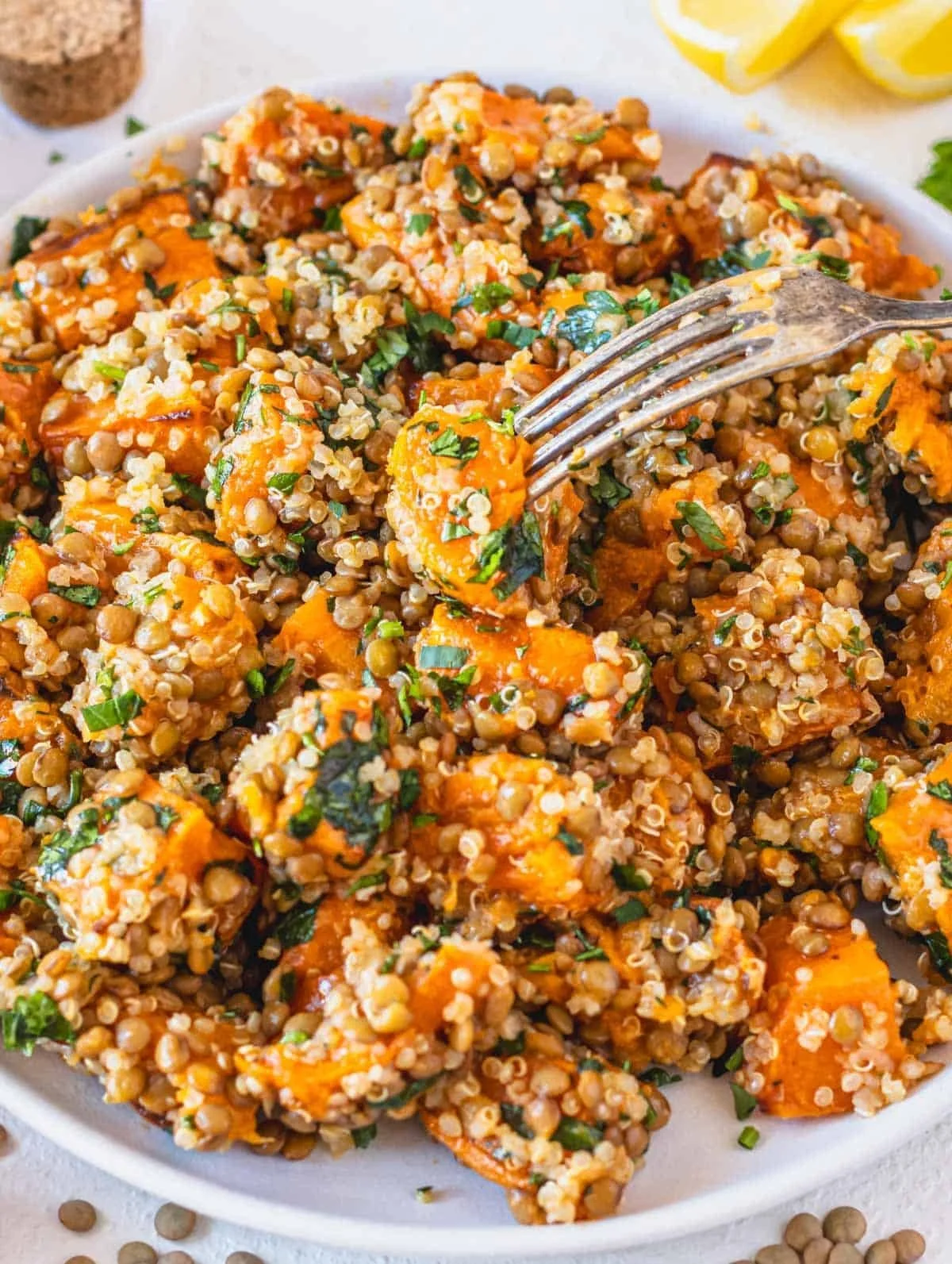 QUINOA LENTIL SALAD