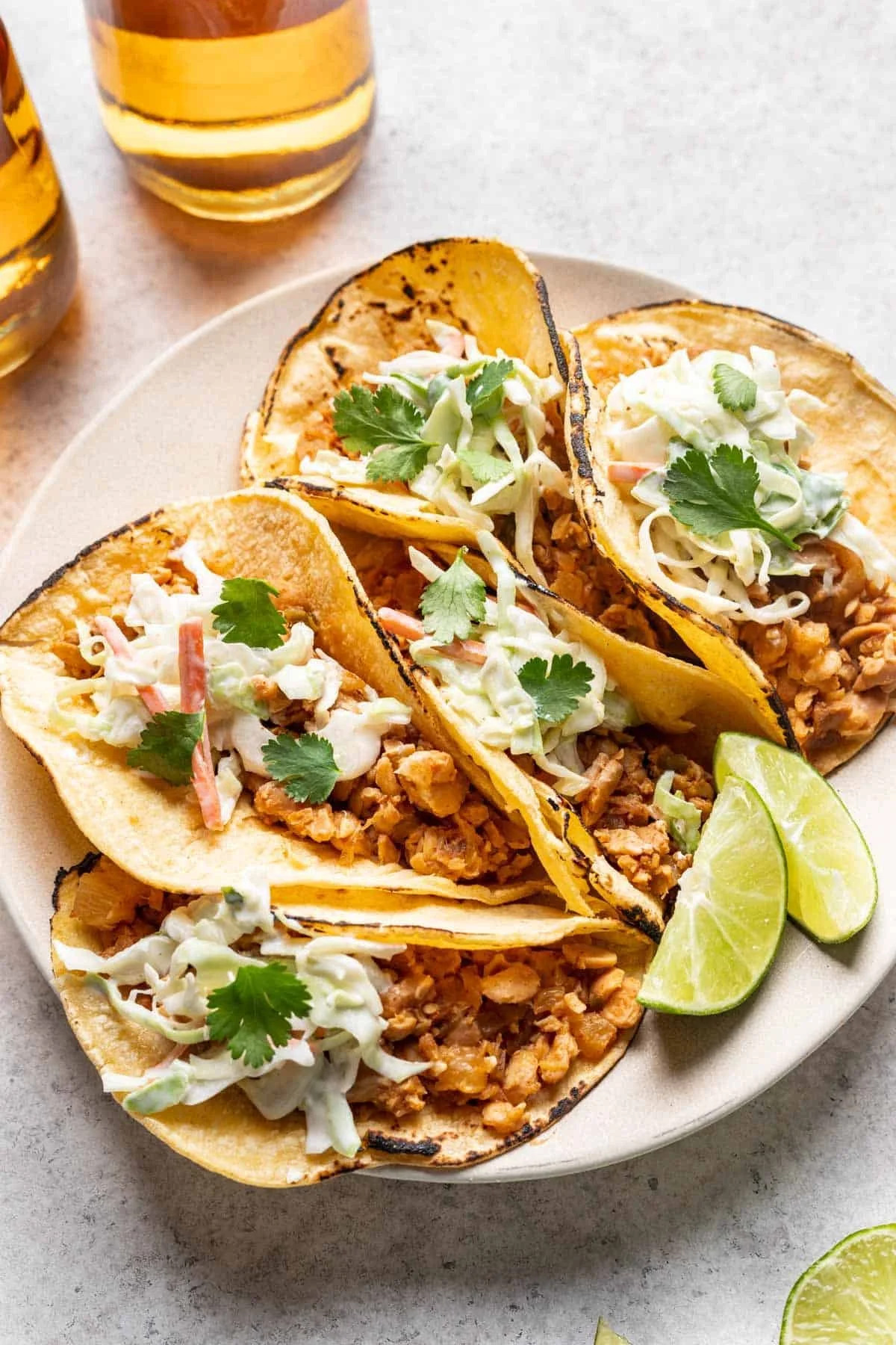 CROCKPOT HAWAIIAN TEMPEH TACOS